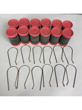 Conair More Big Curls - 12 Replacement Flocked Rollers & 12 Pins CHV12NR
